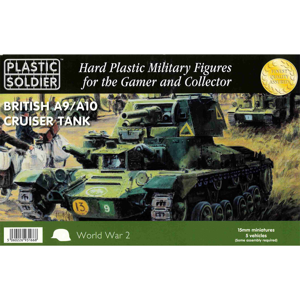 

Миниатюра PSC Games 15mm Scale WW2: British A9/A10 Cruiser Tank