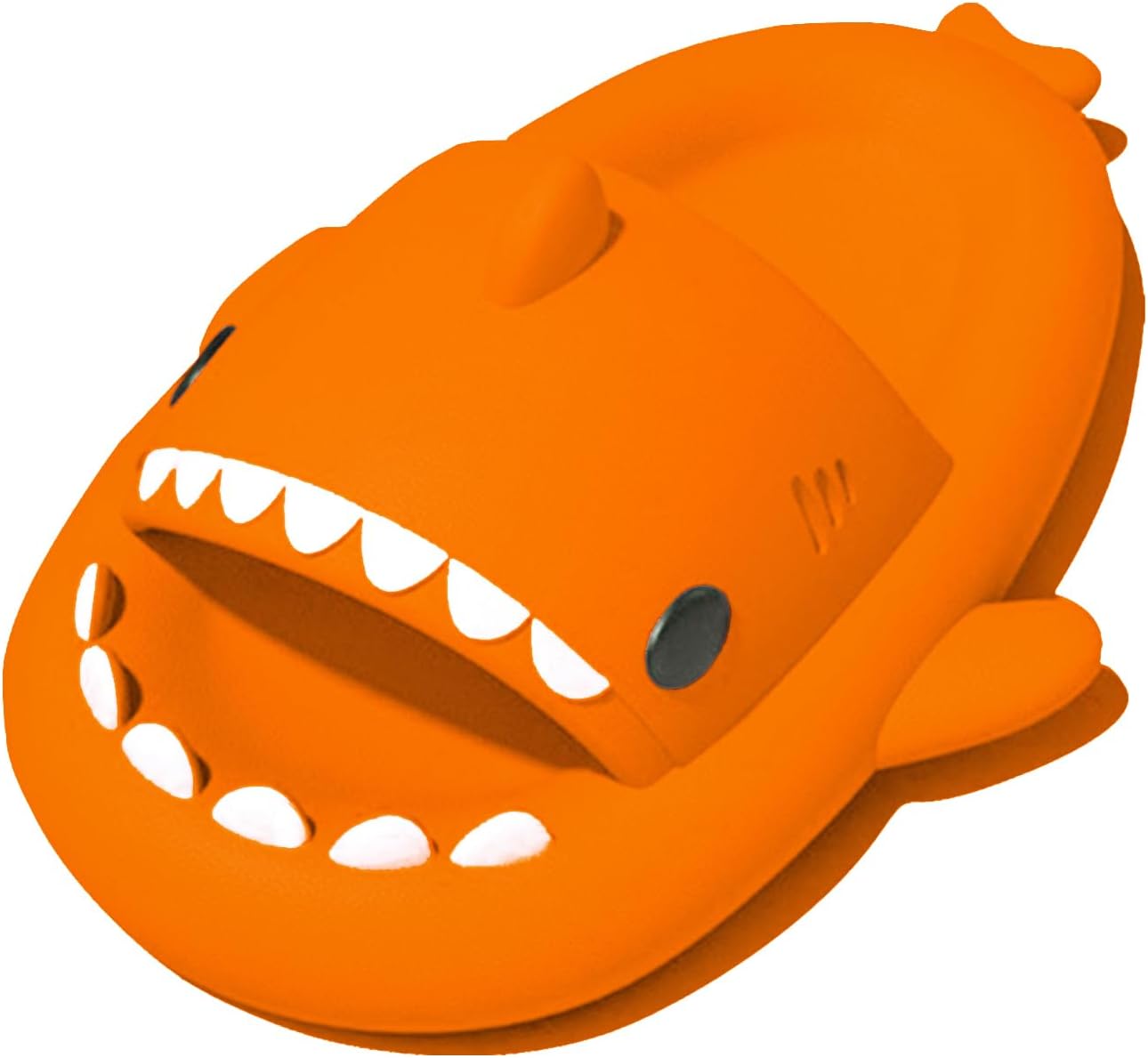 

Шлепанцы rosyclo Shark для женщин и мужчин, милые тапочки с акулой для взрослых и молодежи, мягкие легкие летние с антискользящей толстой подошвой, для пляжа, дома, с амортизирующей подошвой, для душа, для улицы и дома, оранжевый