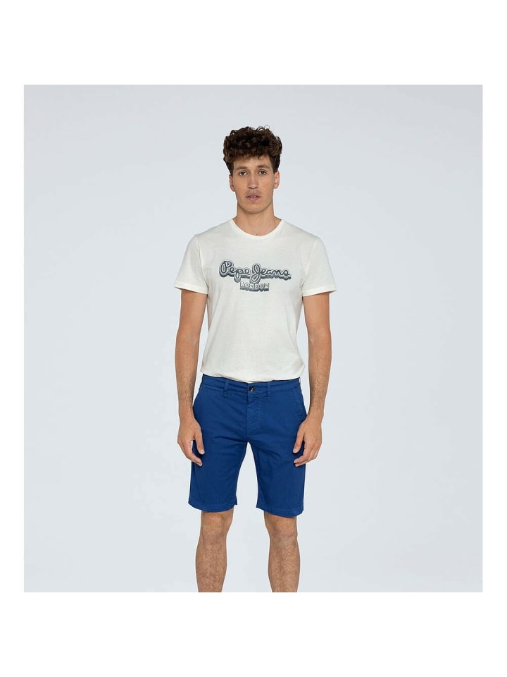 

Тканевые шорты Pepe Jeans, синий