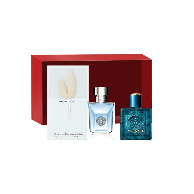 

VERSACE Набор пробников туалетной воды glamor blue red men's, два флакона по 5 мл