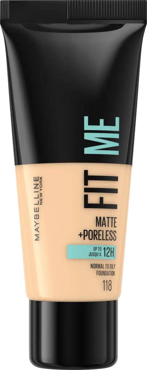 

Тональный крем Maybelline New York Fit Me Matte+Poreless, 30 мл, 118