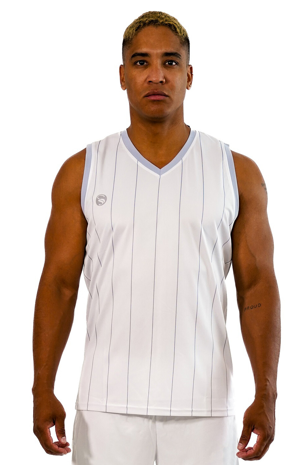 

Рубашка Stark Soul Sport Shirt Pinstripes Ärmeloses Tank Top, белый