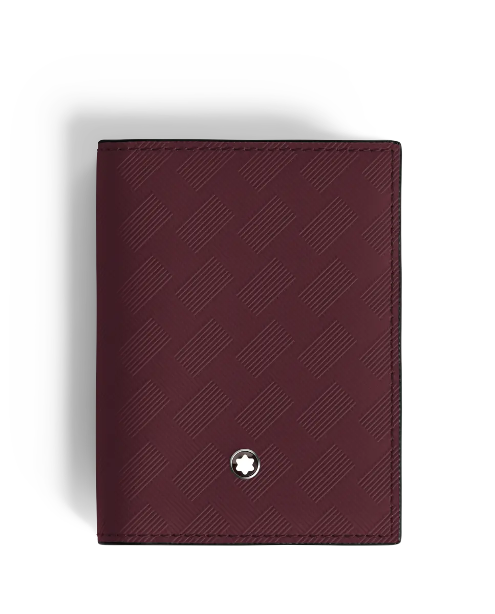 

Кожаный унисекс визитник Montblanc, гранатовый