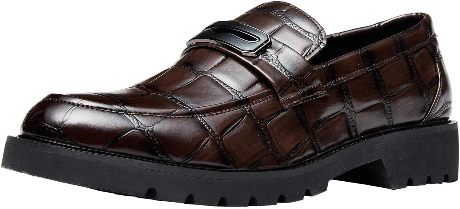 Лоферы мужские кожаные, Brown BEMNRVT