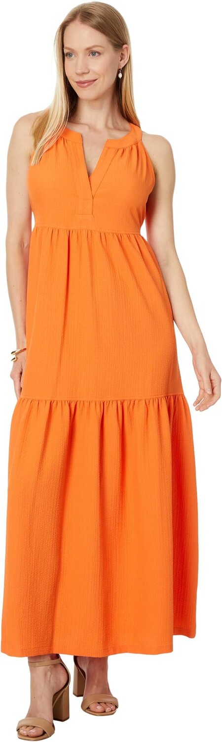 

Платье Calvin Klein Halter Gauze Maxi Dress, цвет Starburst