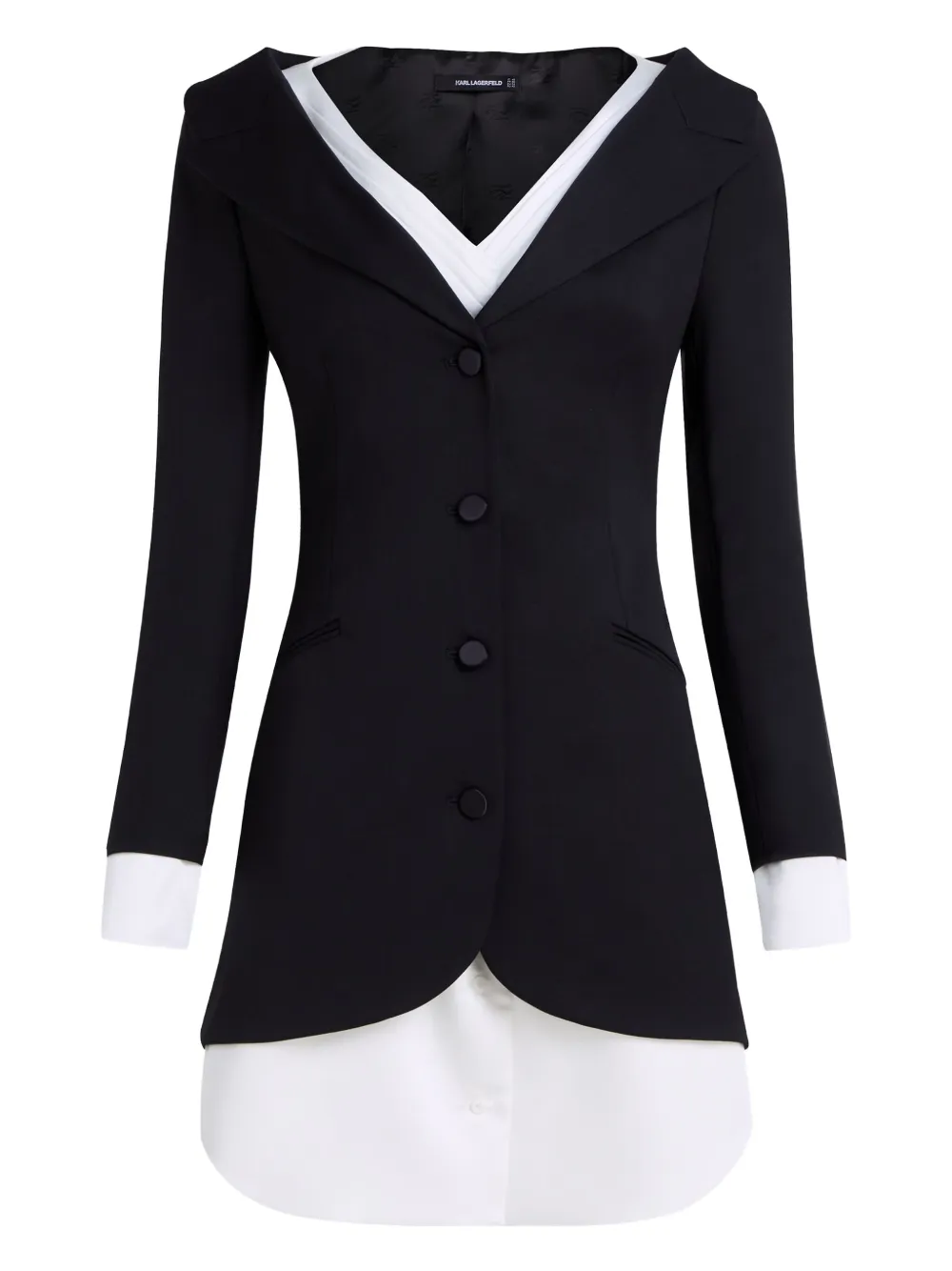 

Многослойное платье мини Karl Studio KARL LAGERFELD, белый