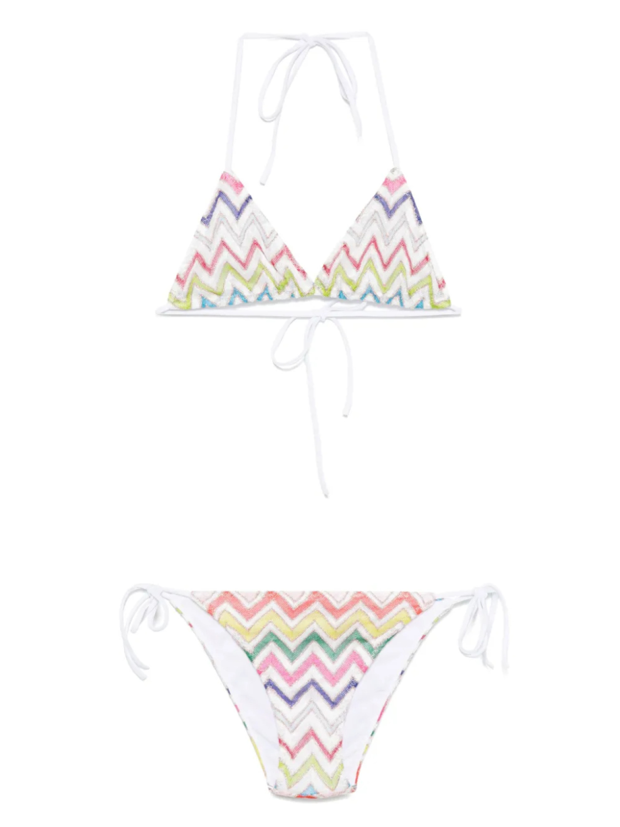

Бикини с зигзагообразным принтом Missoni, белый