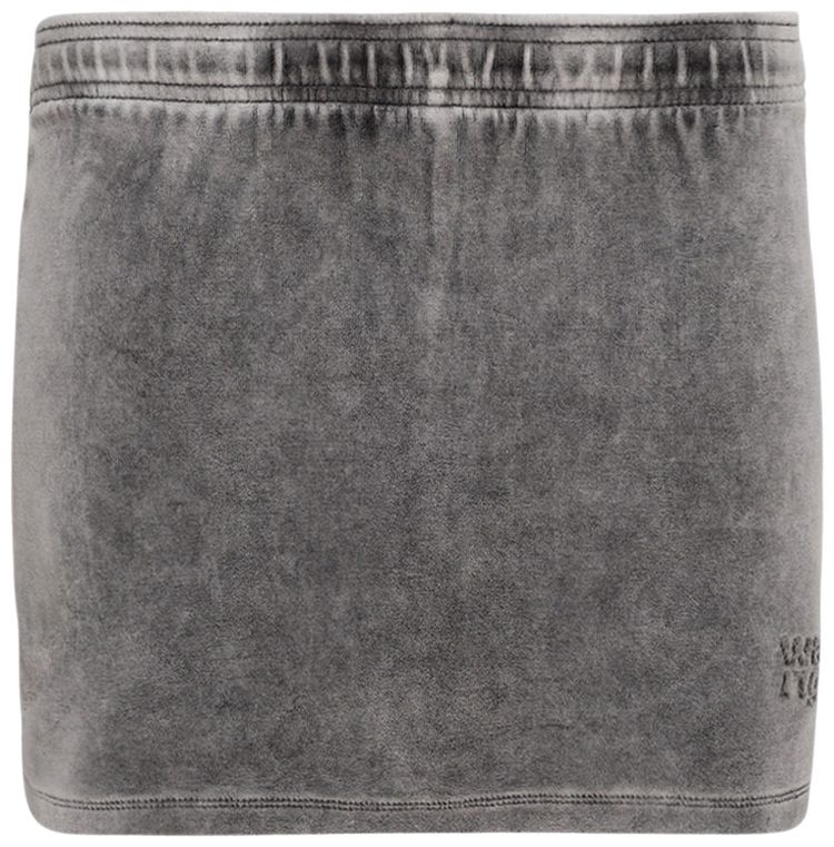 

Юбка-шорты Alexander Wang Mid Rise Mini Emboss Logo Skort, серый