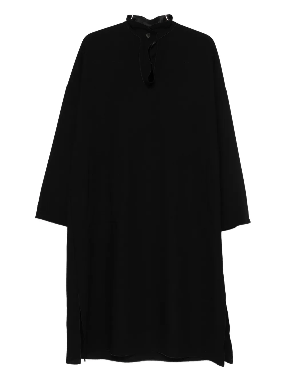 

Платье с высоким воротом и разрезом внизу STEPHAN JANSON, черный