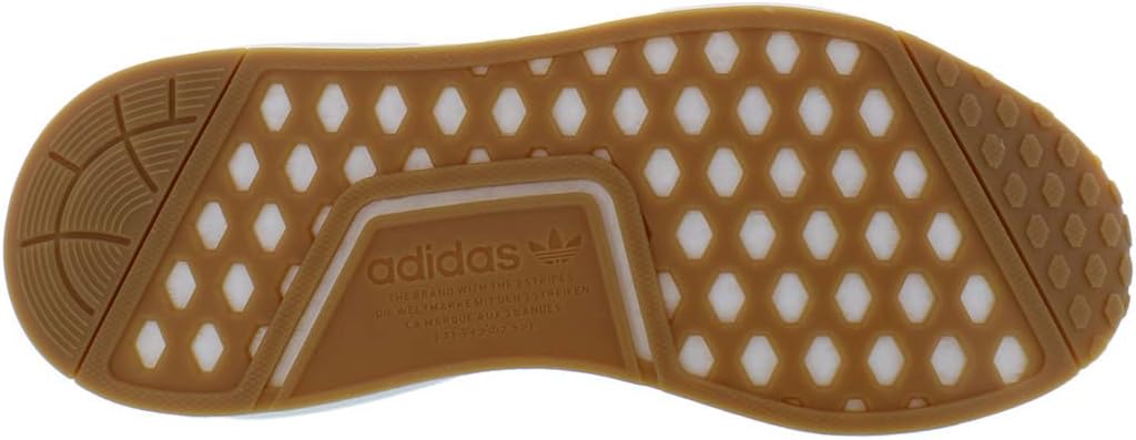 Мужские кроссовки Adidas NMD R1 на шнуровке для повседневной носки - красные, красный — фото 2