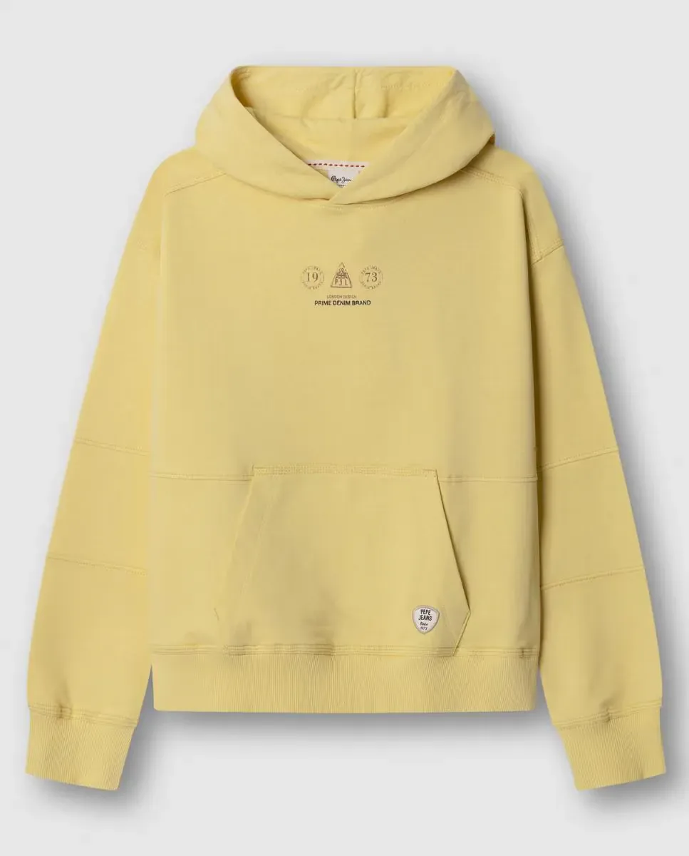 Детская худи Reuben Pepe Jeans, желтый