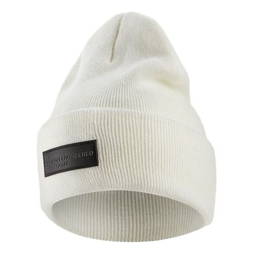 

Бейсболка Air Jordan 23 Engineered Cuffed Beanie 'White', белый