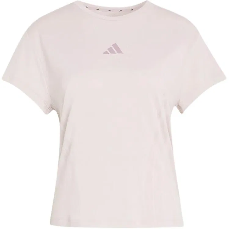 Футболка для бега женская Light Pink Moderate Adidas
