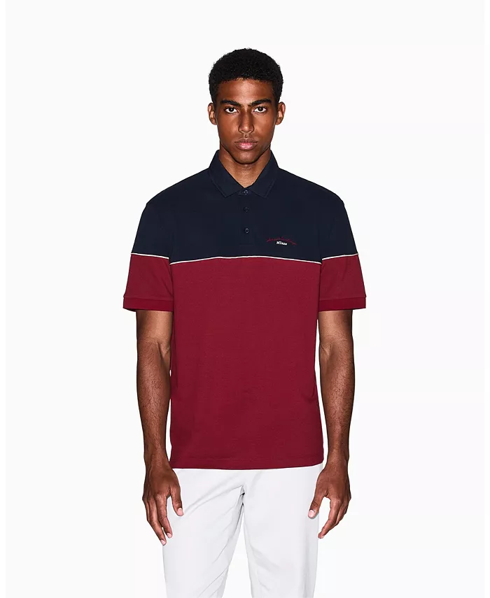 

Мужская поло с цветными блоками из пике A|X Armani Exchange, мультиколор