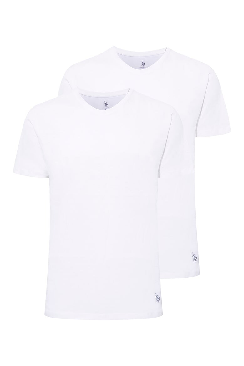 

Домашние футболки с овальным вырезом – 2 шт U S Polo Assn , белый