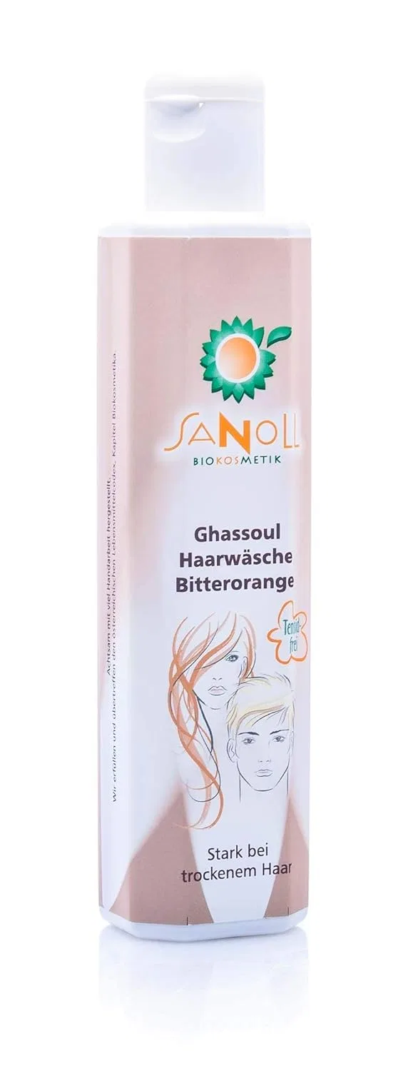 Шампунь Sanoll Ghassoul с горьким апельсином Sanoll