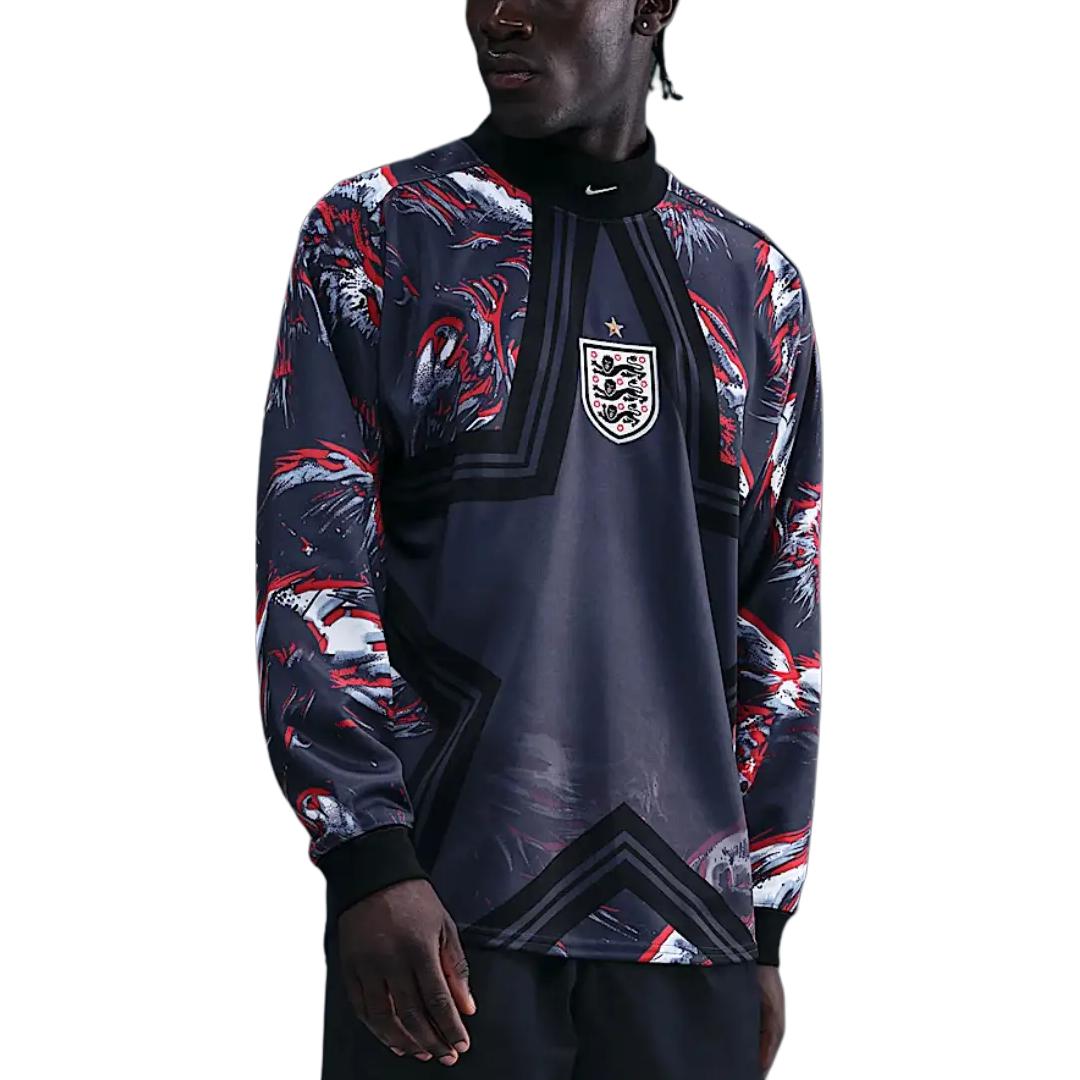 

Мужская футбольная футболка вратаря сборной Англии "Голливуд" Nike, черный/белый