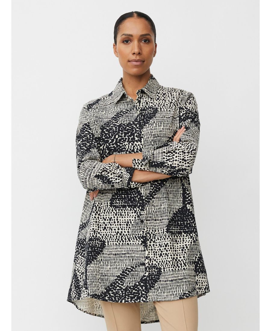 

Женская свободная удлиненная рубашка Masai Copenhagen, Black