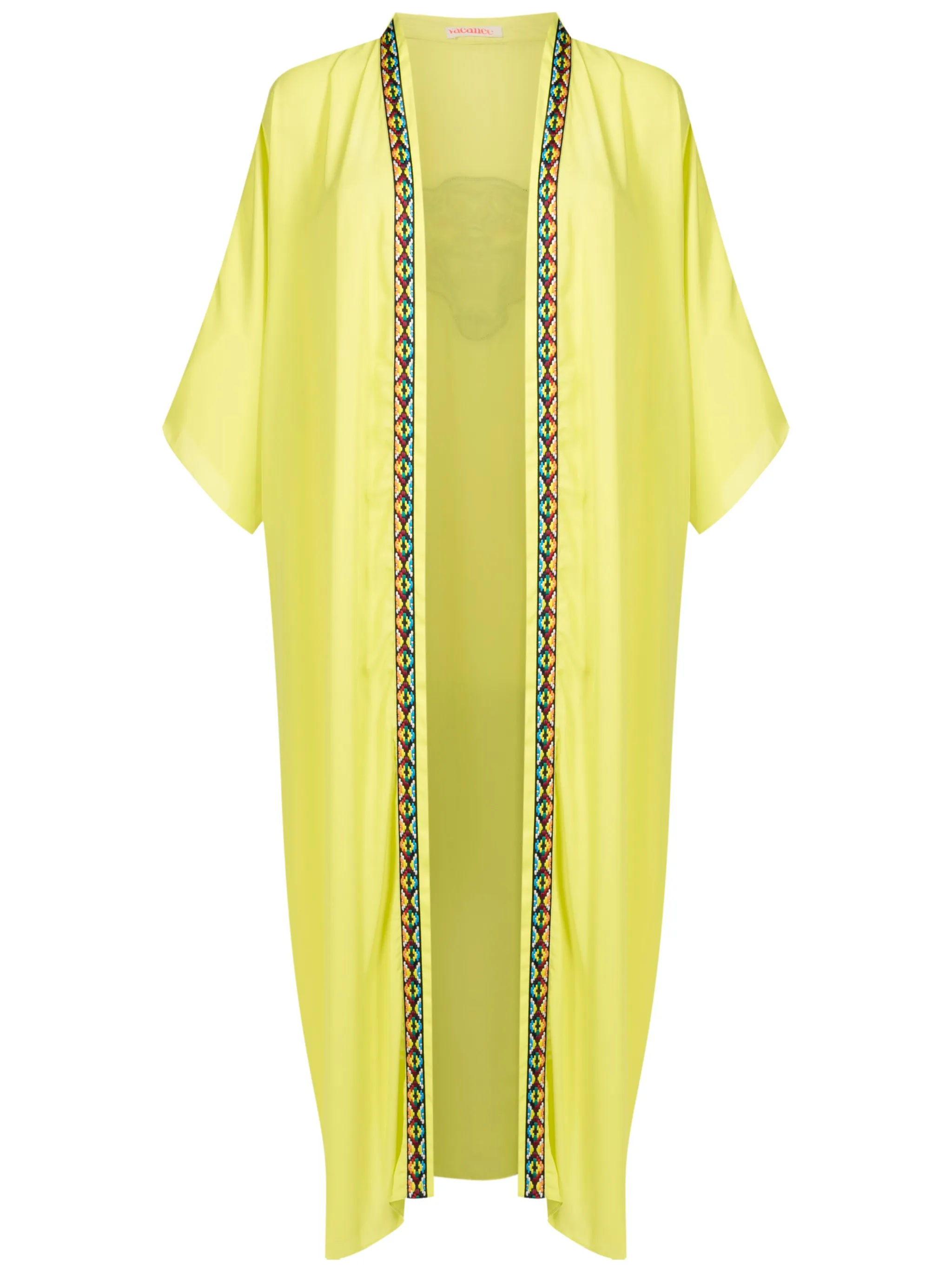 

Длинное кимоно с контрастной отделкой Olympiah, зеленый