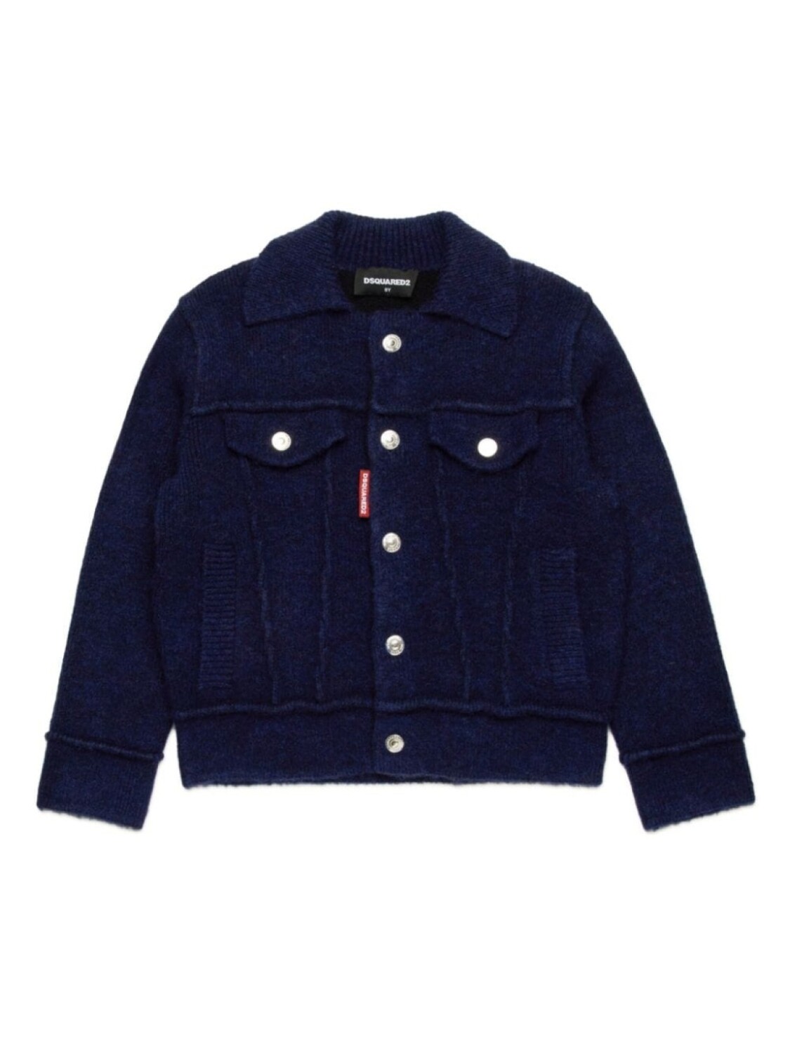 

DSQUARED2 KIDS куртка с отложным воротником, синий