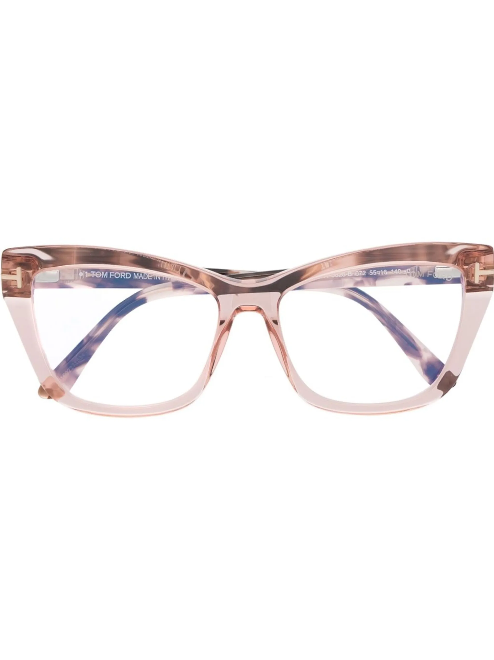 

Очки трапециевидной формы Tom Ford Eyewear, розовый