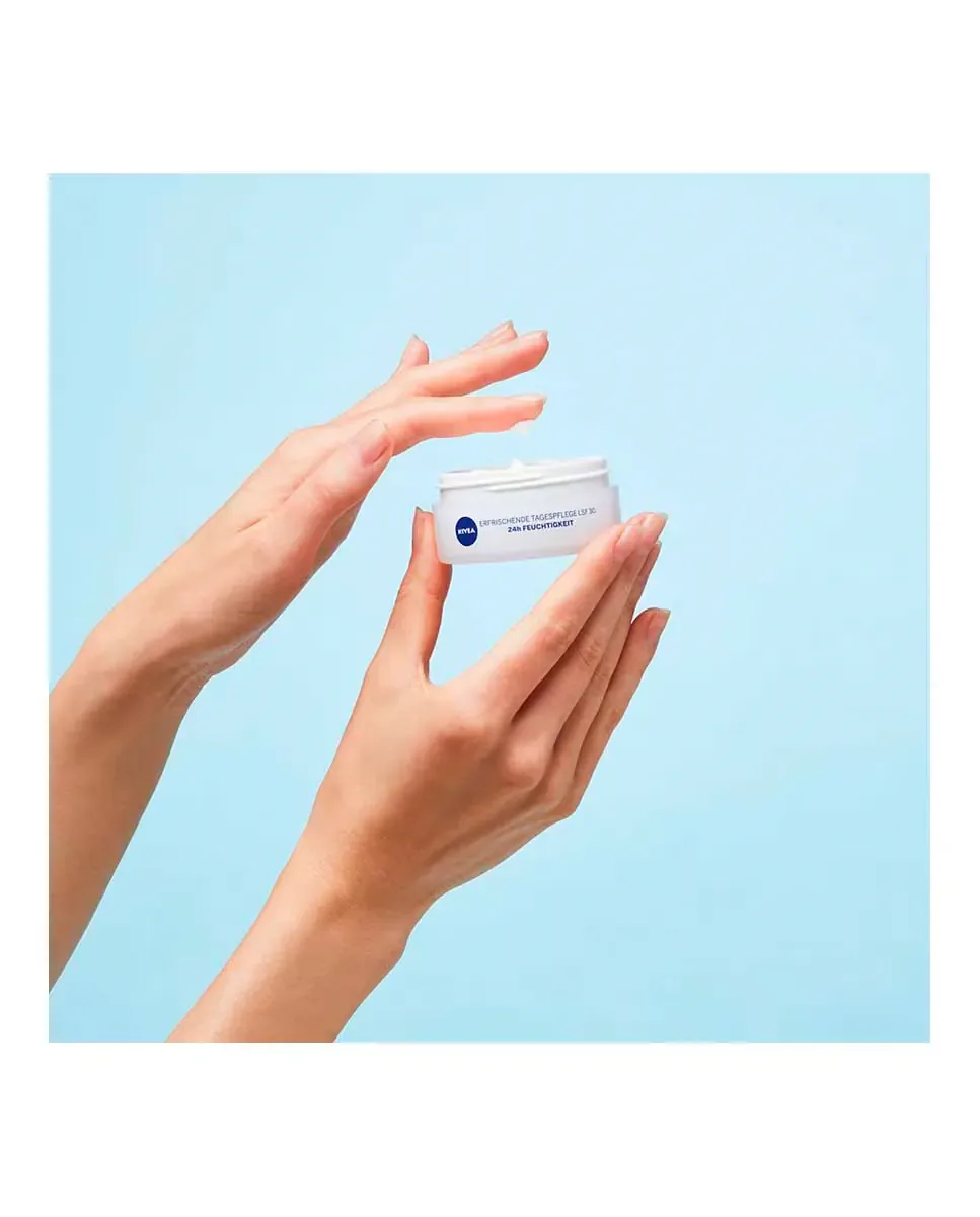 Крем для лица SPF NIVEA Увлажняющий и освежающий дневной для нормальной и комбинированной кожи — фото 4
