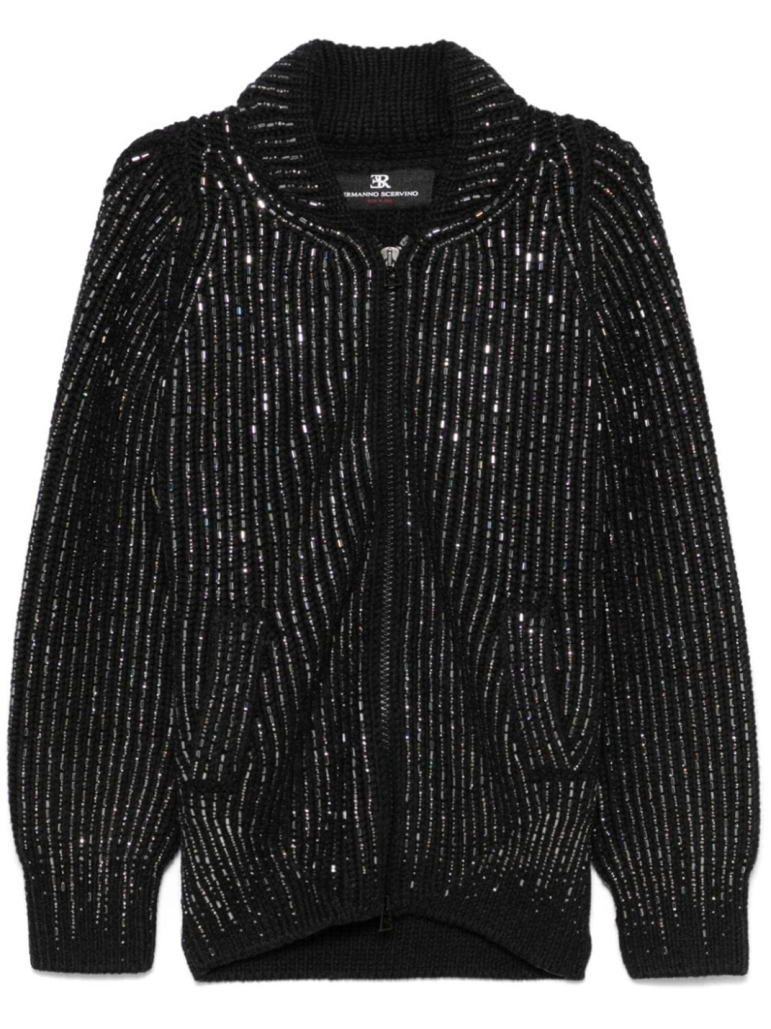 

Кардиган, украшенный кристаллами Ermanno Scervino, синий