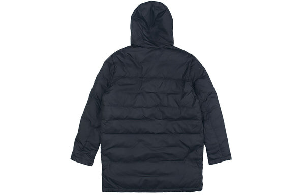 Пуховик adidas neo Casual hooded Stay Warm Down Jacket Black, черный — фото 2