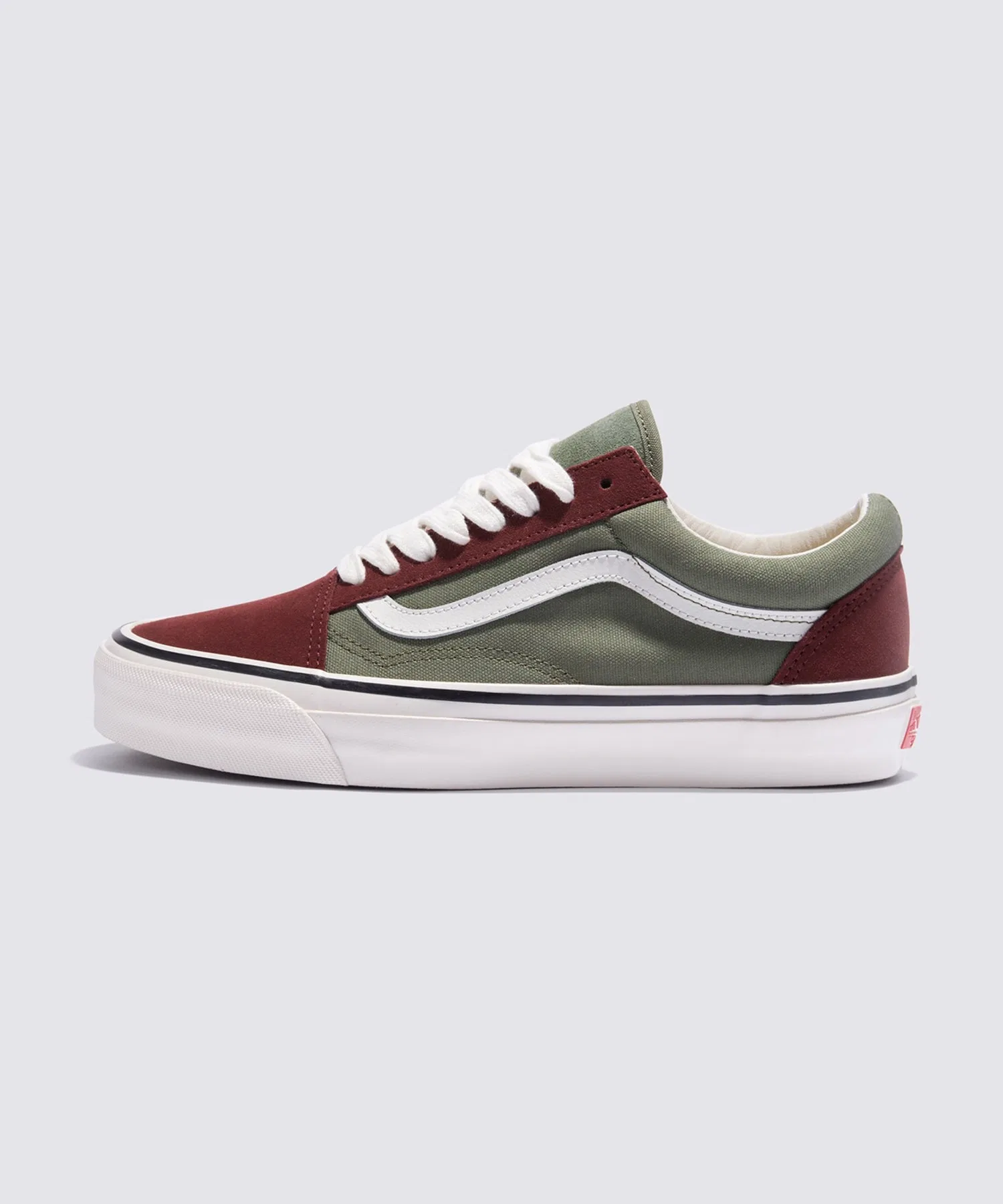 Унисекс кроссовки VANS Old Skool коричнево-зелёные