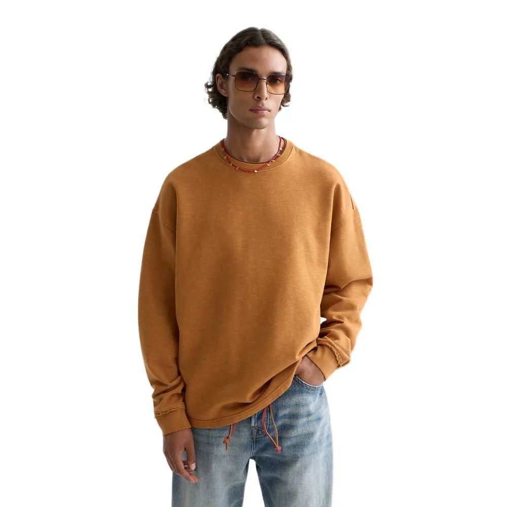 

Толстовка с символикой программы Scotch & Soda Seasonal Core 3 Crosses, коричневый