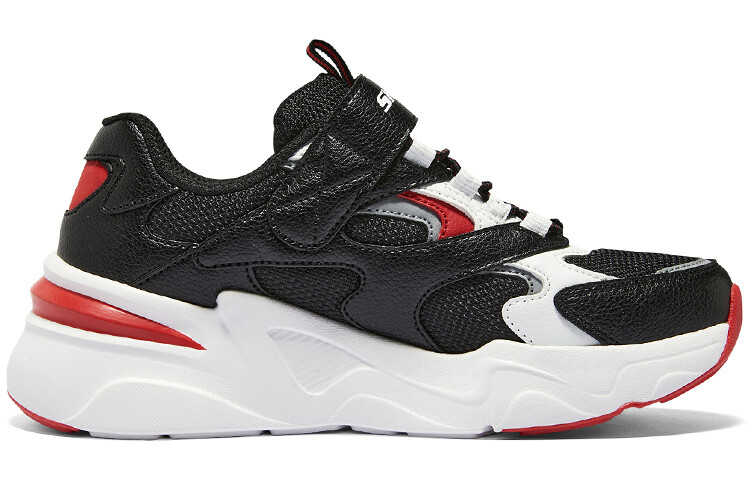 Кроссовки Skechers Kids Lifestyle Shoes GS Low-top Black/Red, черный/красный — фото 2