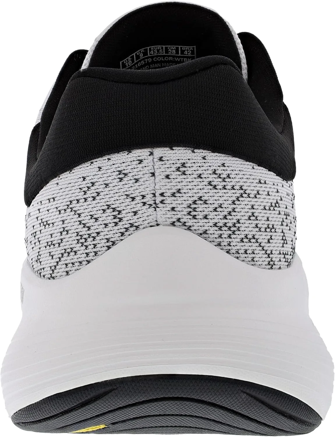 Мужские кроссовки Skechers Go Walk Max Walker - Август, белый/черный — фото 4