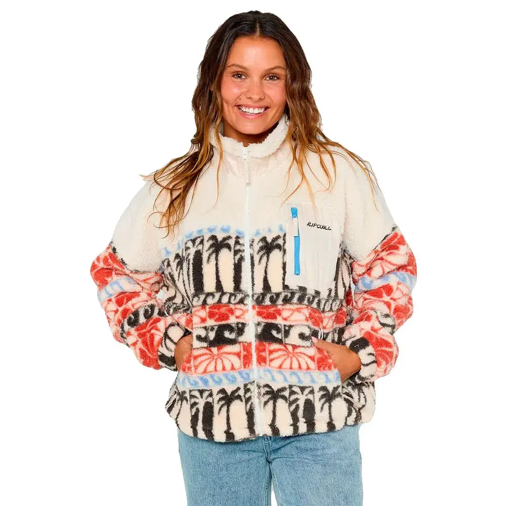 

Флис Rip Curl Oceanic full zip, бежевый