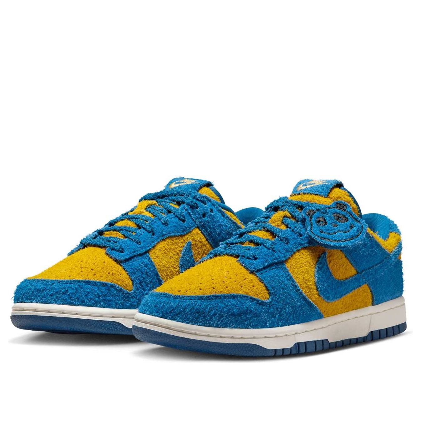 Кроссовки (WMNS) Nike Dunk Low Panda 'Blue Gold' — фото 4
