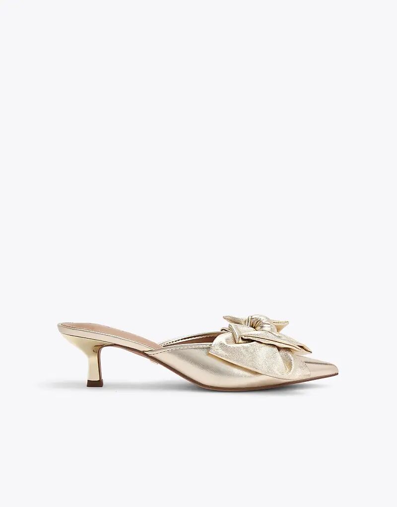 Туфли на каблуках KG Kurt Geiger Sophia в золоте
