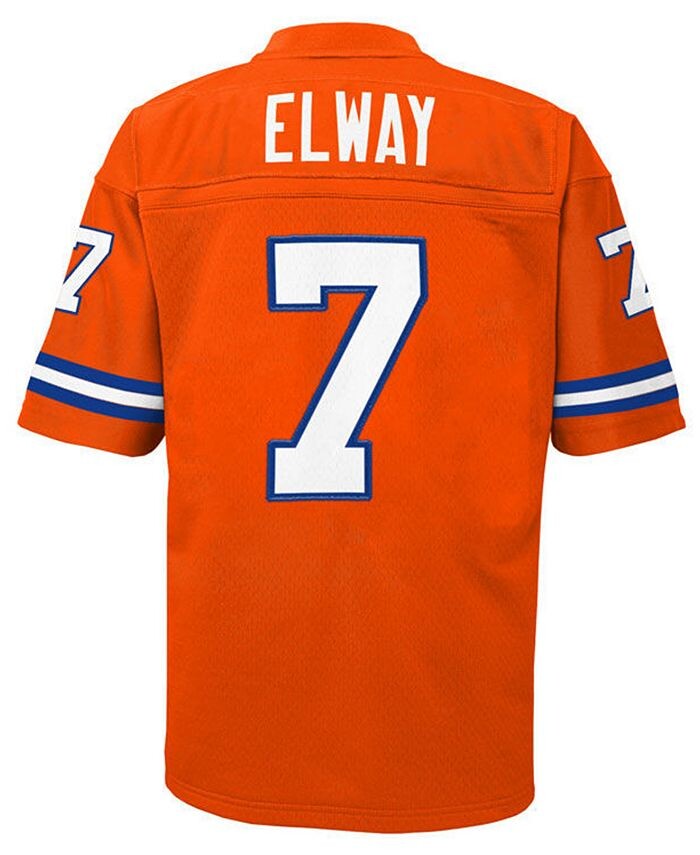 Джерси игрока в отставке Big Boys John Elway Denver Broncos Legacy Mitchell & Ness, оранжевый — фото 2