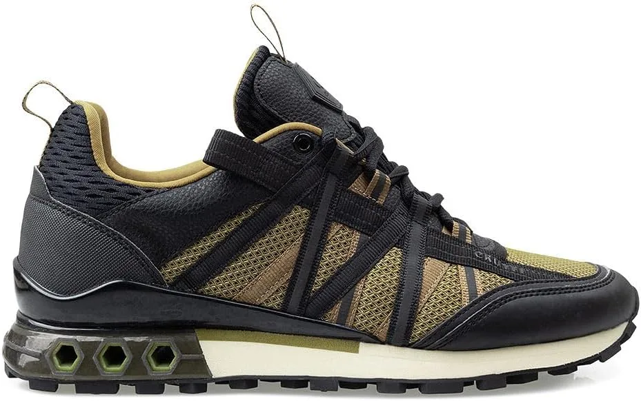 Мужские кроссовки Cruyff Fearia Hex-Tech CC241088-153, белые с красными элементами
