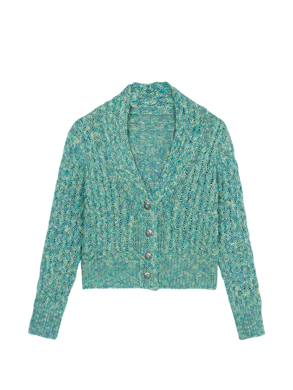 

Кардиган с шалевым воротником Lola Fortela, зеленый