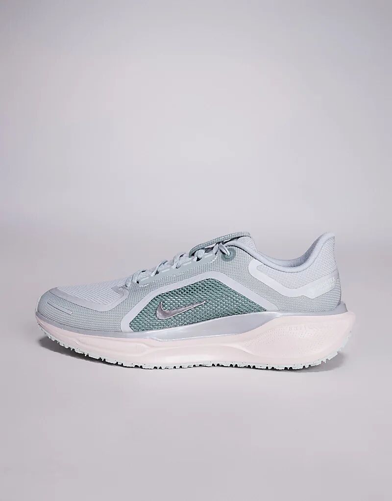 Кроссовки для бега Nike Running Air Zoom Pegasus GORE-TEX серебристого цвета — фото 2
