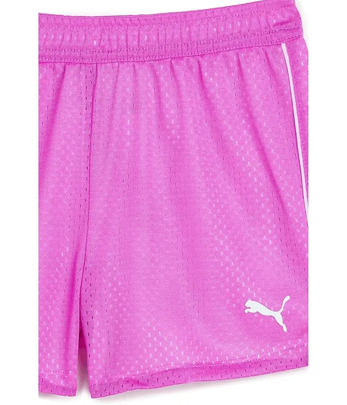 Шорты Active Essentials Mesh Shorts PUMA Kids, Electric Orchid — фото 3