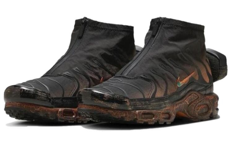 Кроссовки Air Max Plus мужские средней высоты, черный/серый Nike — фото 3