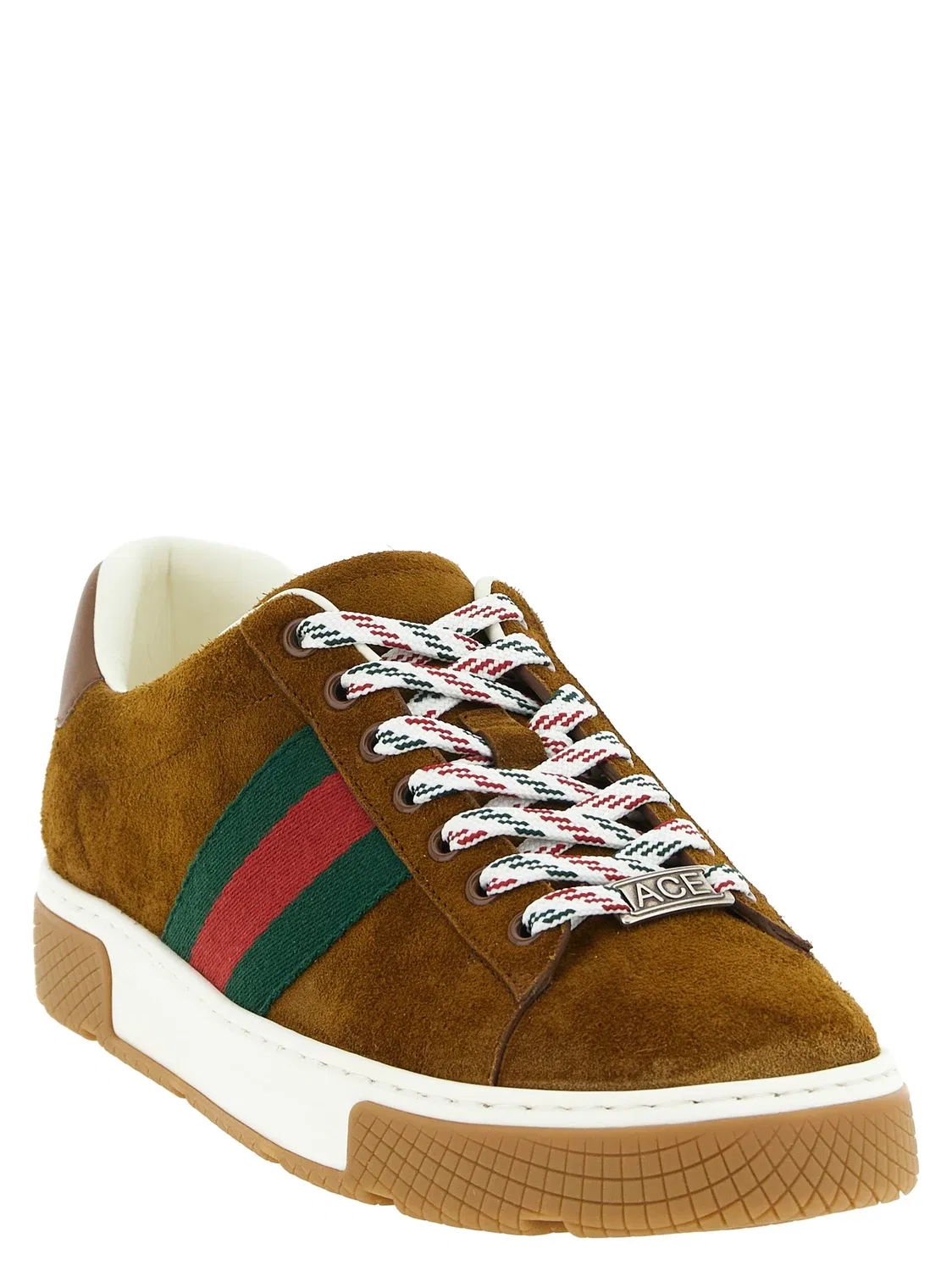 Кроссовки GUCCI Ace, коричневый — фото 2