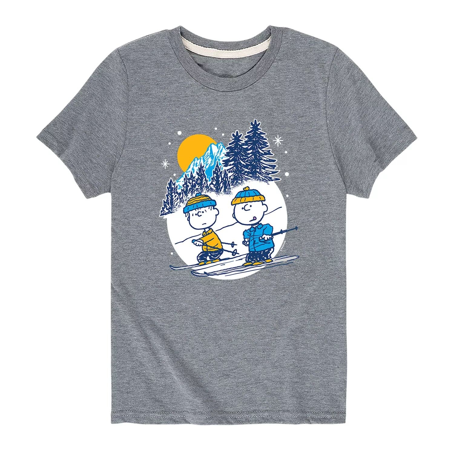 

Лыжная футболка Peanuts Charlie Linus для мальчиков 8–20 лет Licensed Character, серый