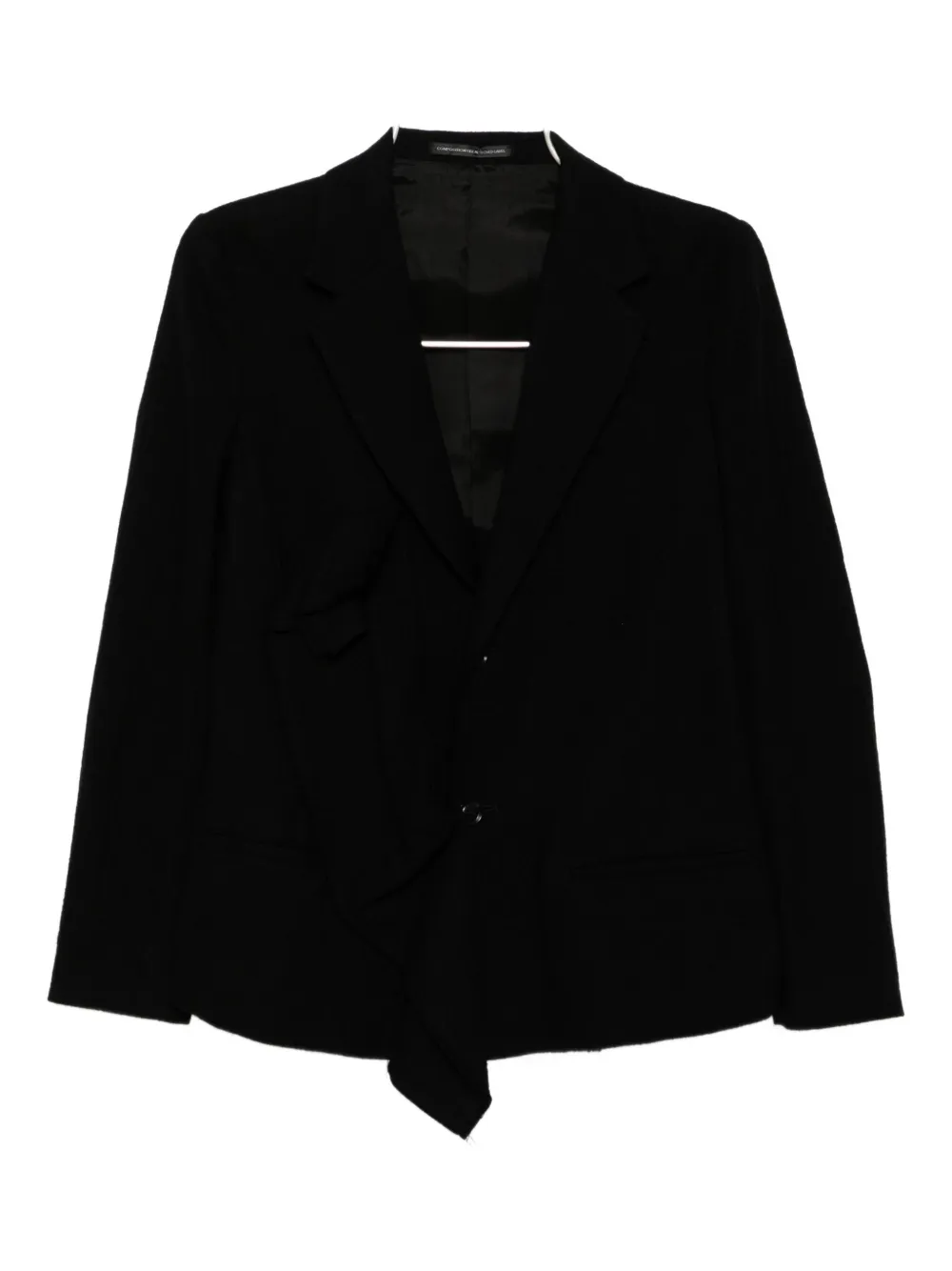 

Драпированный блейзер Y's, черный