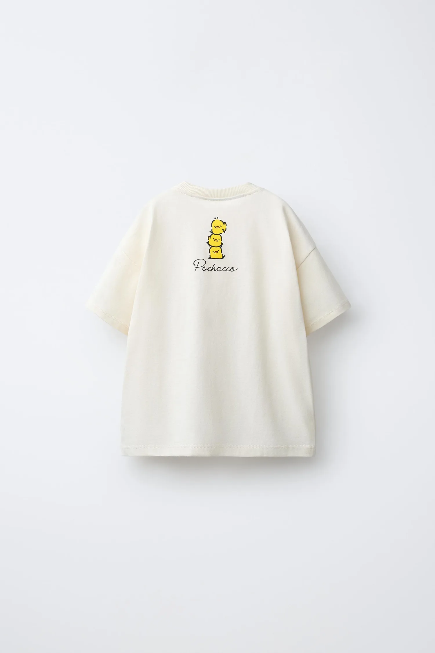 Футболка с карманом pochacco sanrio Zara, белый — фото 2