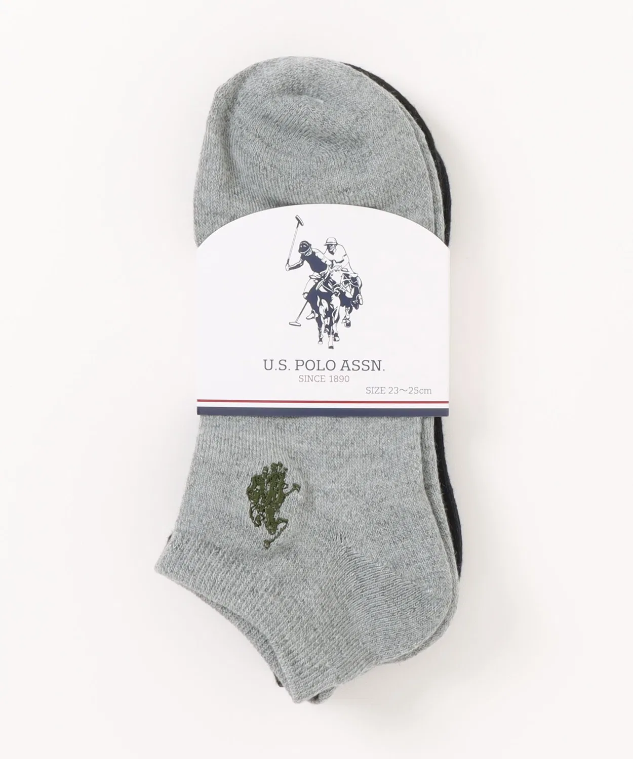 Носки женские 3 пары набор U.S. POLO ASSN хлопок полиэстер мультиколор — фото 4