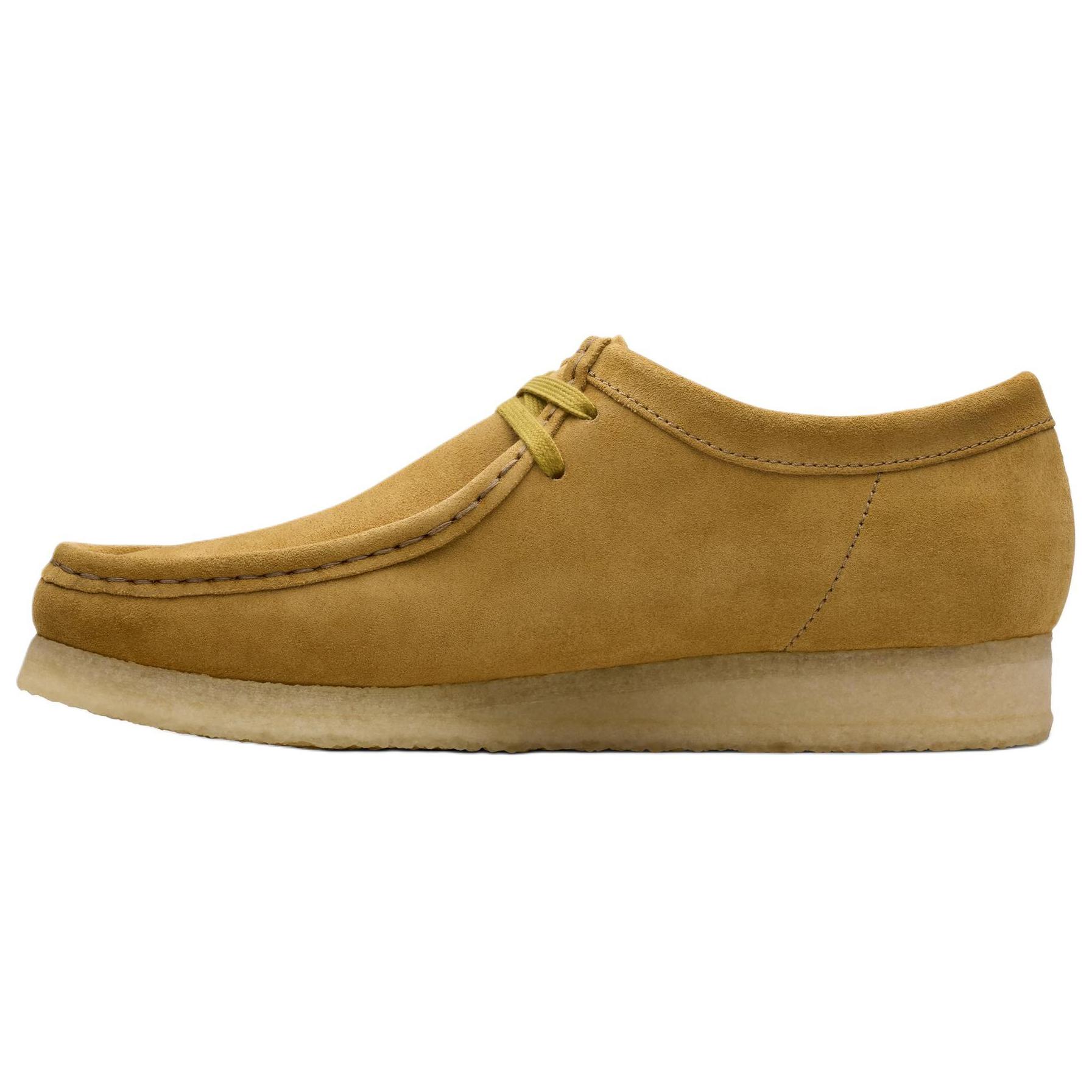 

Туфли Originals Wallabee Oakmoss Clarks, коричневый