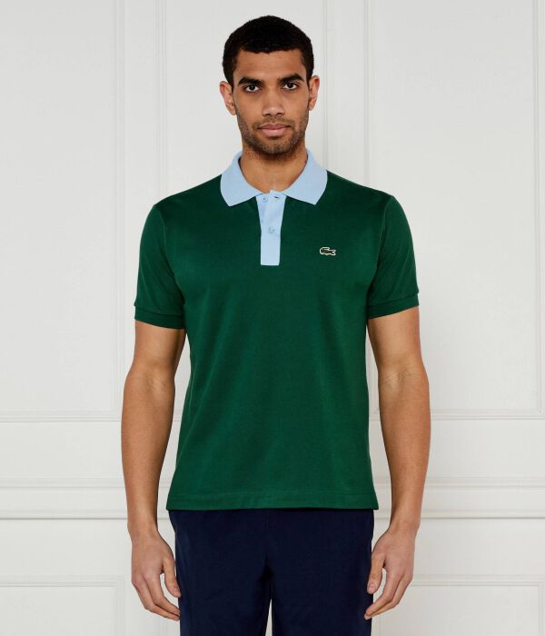 

Рубашка поло Classic fit Lacoste, зеленый