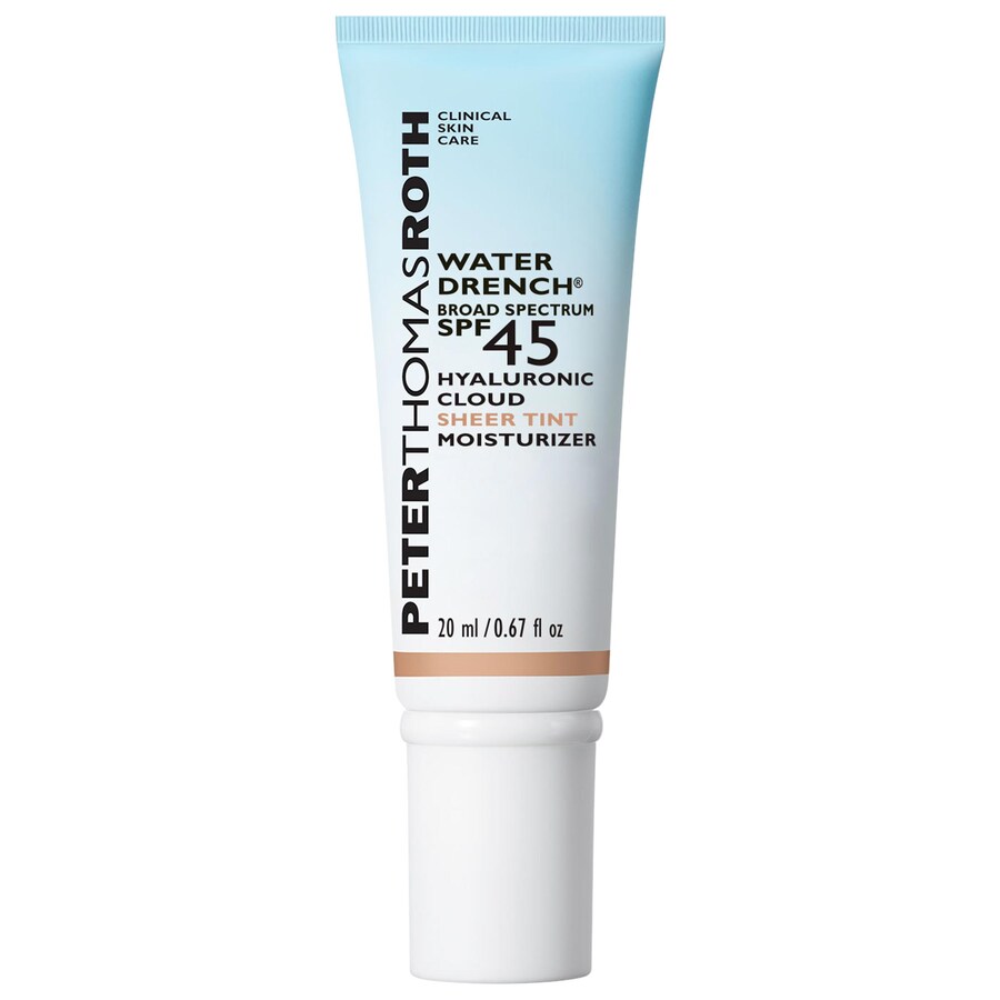 

Увлажняющий крем Water Drench Broad Spectrum SPF 45 с гиалуроновой кислотой и легким тонирующим эффектом Peter Thomas Roth, .67 fl oz/20 ml
