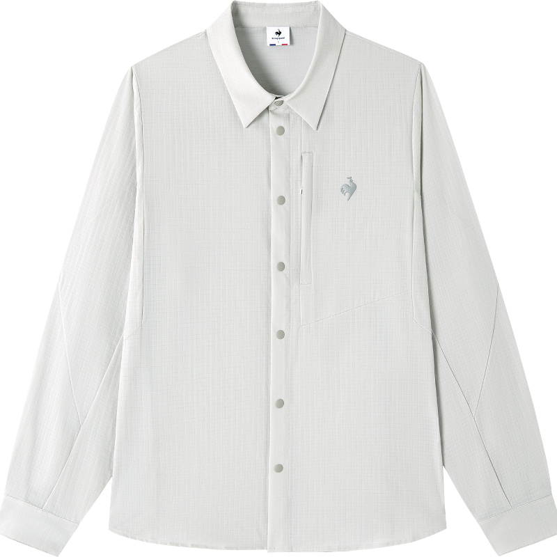 

Рубашка SS24 мужская Le Coq Sportif, светло-серый